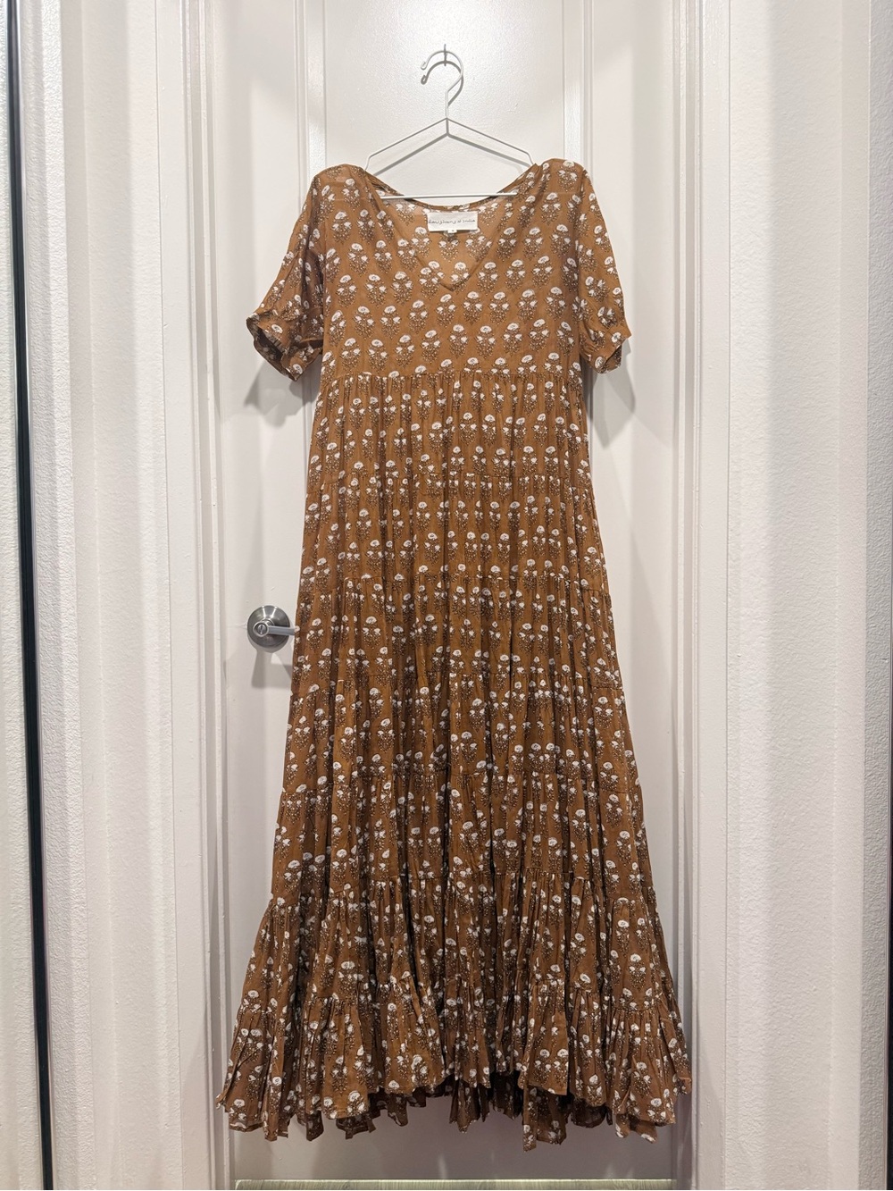 Daughters of India tiered floral maxi dress